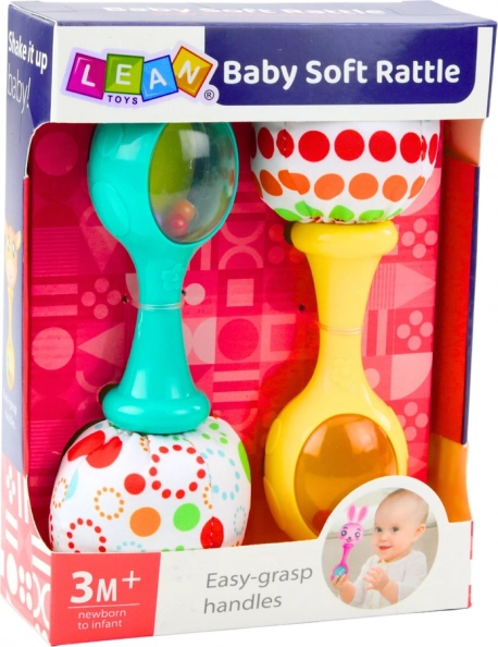 Set di sonagli sensoriali con palla morbida colorata