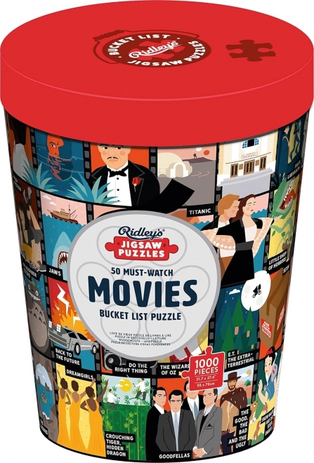 Puzzle Lista dei 50 film da vedere di RIDLEY'S GAMES