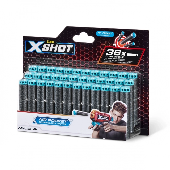 Set di dardi in schiuma X-Shot con tecnologia Excel Air Pocket