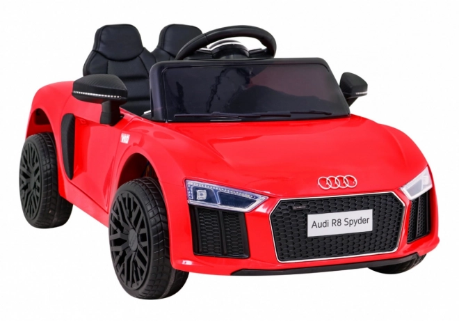 auto a batteria per bambini Audi R8 rossa con telecomando