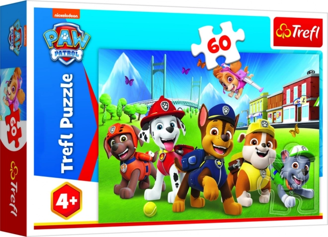 Puzzle 60 pezzi nella radura Paw Patrol