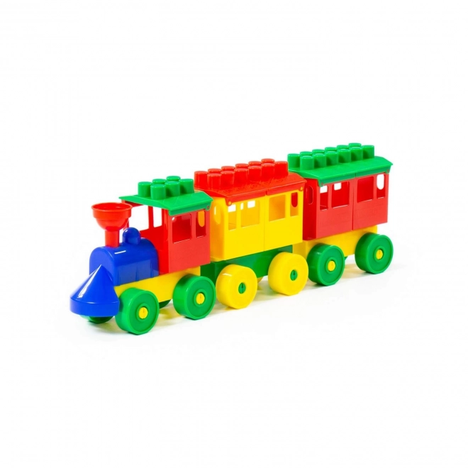 Set di trenini in plastica colorata per bambini dai 3+ anni