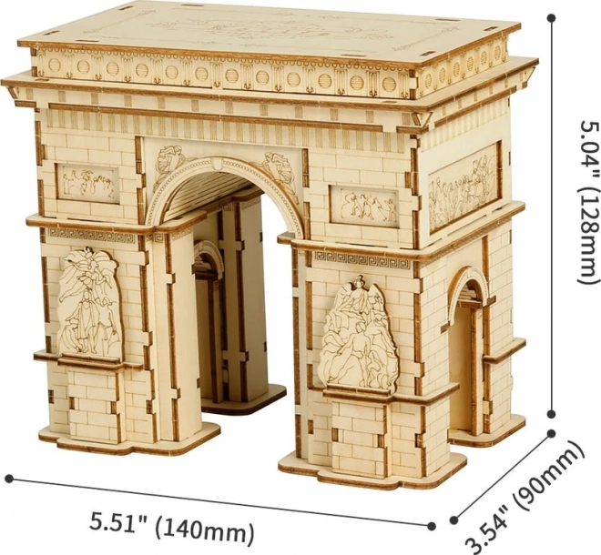 Puzzle 3D in legno Arco di Trionfo