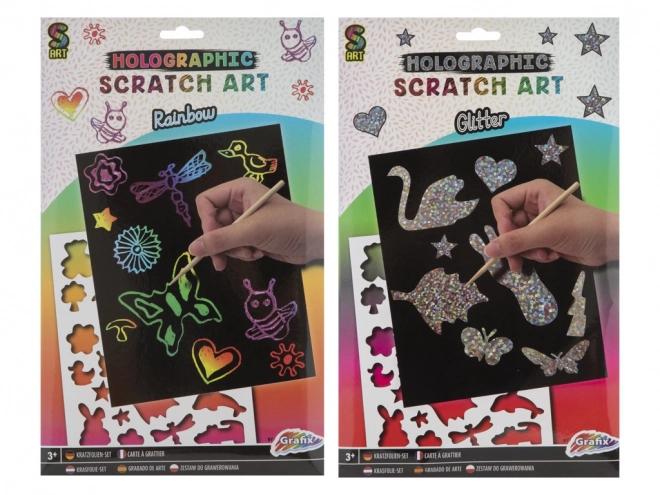 Disegno da grattare scintillante