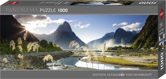 Puzzle panoramico Milford Sound Nuova Zelanda 1000 pezzi