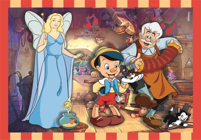 Puzzle Disney Classico 4 in 1