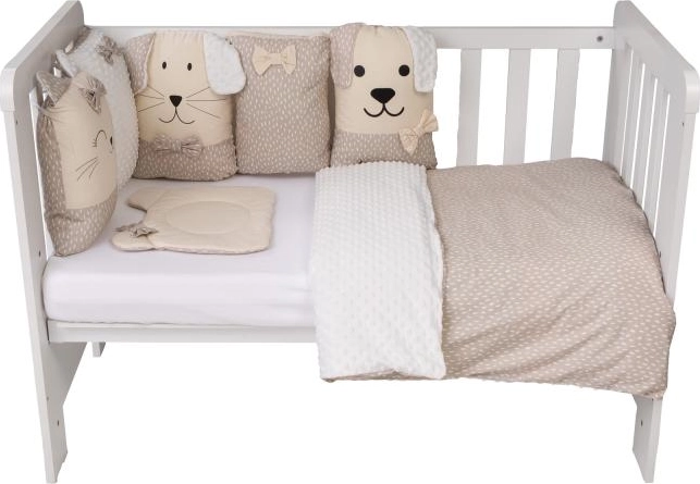 Bubaba set da letto per bebè Sleep Guardian 12 pezzi beige