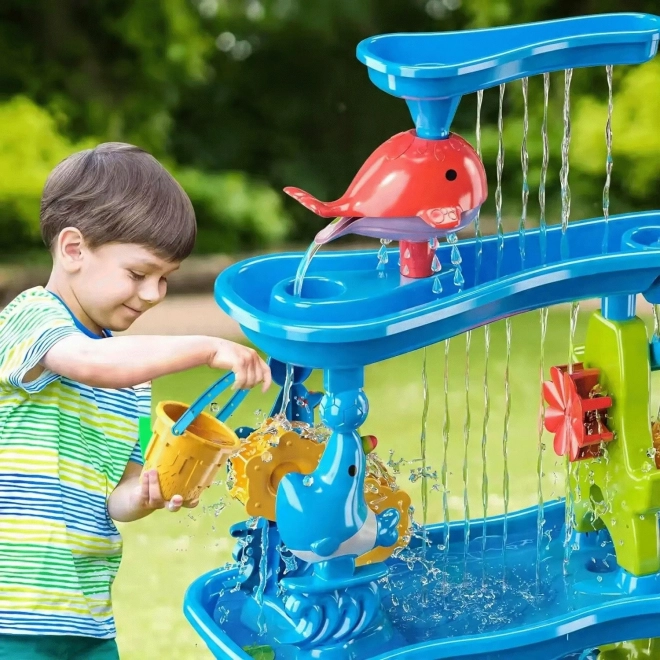 Parco giochi interattivo con acqua e sabbia Woopie