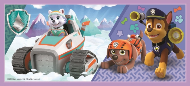 Puzzle trova le differenze Paw Patrol Trefl 4 in 1