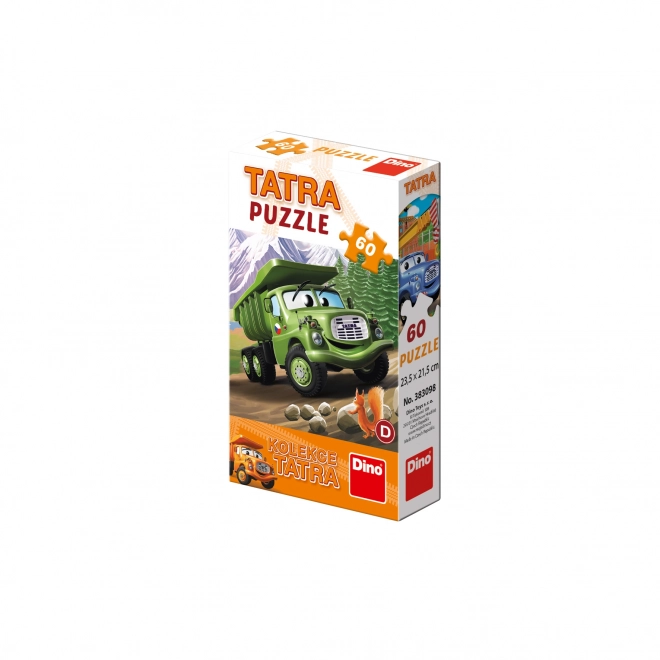 Puzzle Tatra Camion Giallo 60 Pezzi