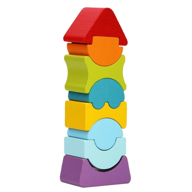 CubiKa Torre equilibrante in legno 8 pezzi