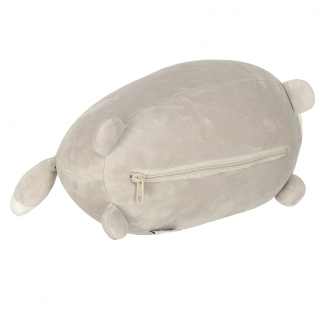 Cuscino da viaggio magico 2 in 1 mascotte gattino bretzel