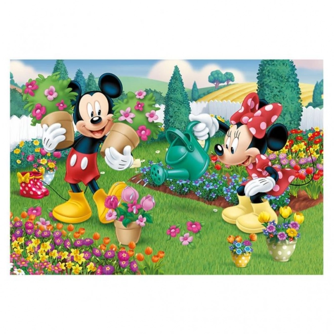 Puzzle laboriosa Minnie 2x77 pezzi