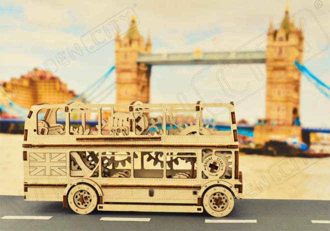 Puzzle 3D in legno - autobus di Londra