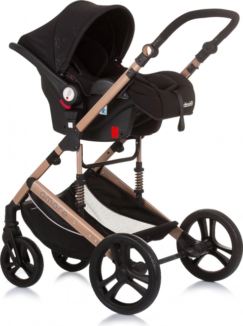 Passeggino combinato Amore 2 in 1 Chipolino Jungle – Ossidiana, Oro