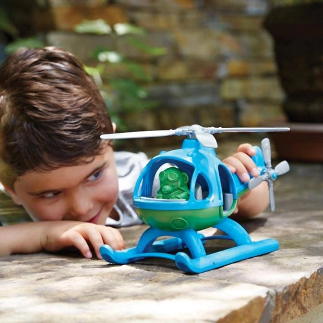 Elicottero ecologico Green Toys blu