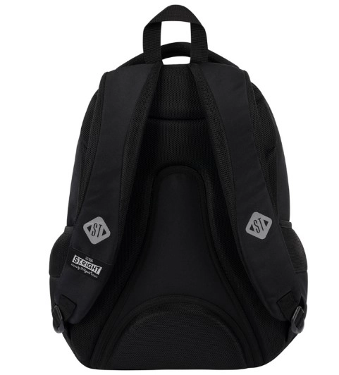 Zaino scuola giovanile tre scomparti St. Right 25L nero