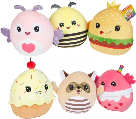 Giocattolo di peluche animali e cibo 21x25cm