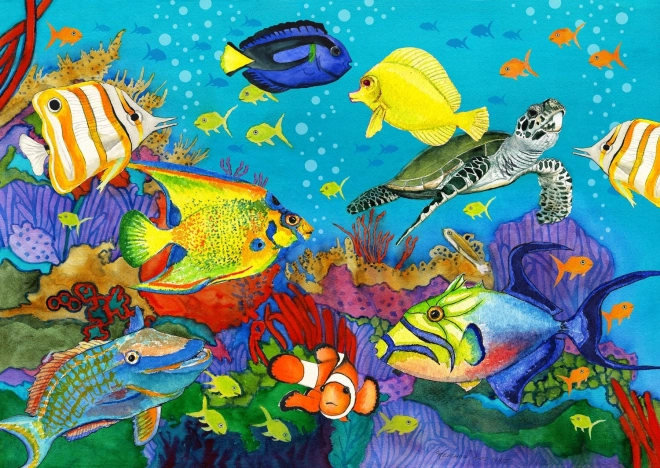 Puzzle Sottocolore di Mare 1000 Pezzi