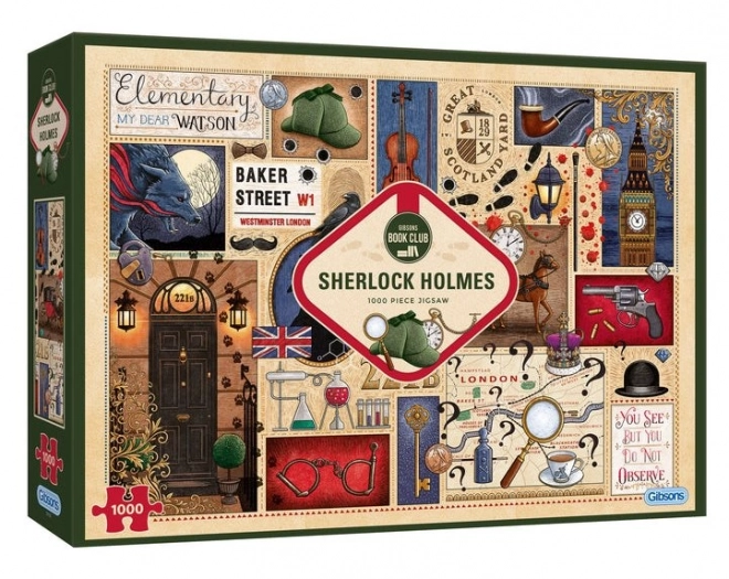 Puzzle del club del libro di Gibsons: Sherlock Holmes 1000 pezzi