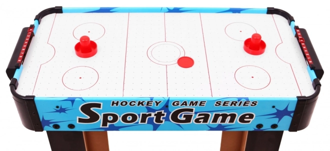 Cymber Game Air Hockey per Bambini in Imitazione Legno – blu