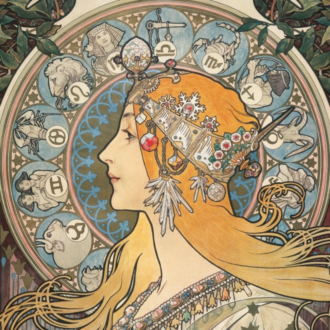 Calendario Notique con Note Alfons Mucha 2025