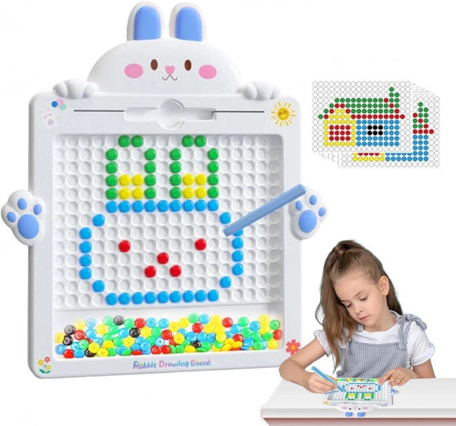 Lavagna Magnetica Montessori per Bambini MagPad Coniglio