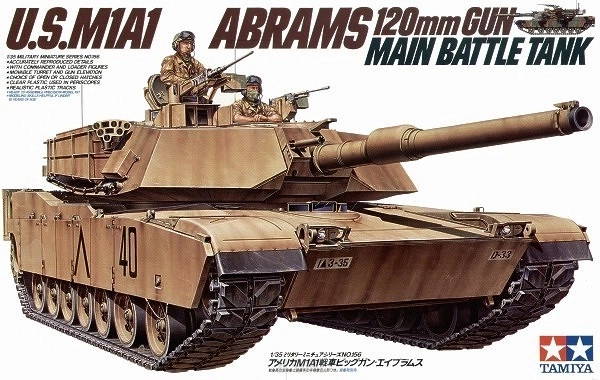 Modello del Carro Armato M1A1 Abrams