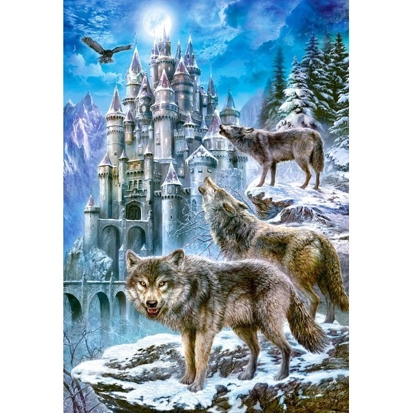 Puzzle castello e lupi 1500 pezzi