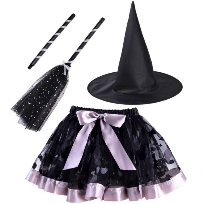 Costume da strega per bambini – nero