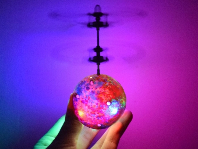 Sfera Disco volante luminosa per bambini
