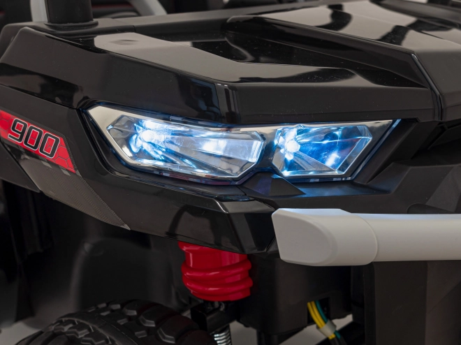 Auto Pick-Up Speed 900 pro bambini nero + trazione 4x4 + pompa mobile + vano bagagli + telecomando + pala + LED audio