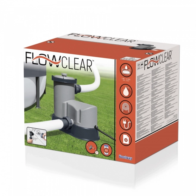 Pompa di filtraggio per piscine Bestway con filtro sostituibile