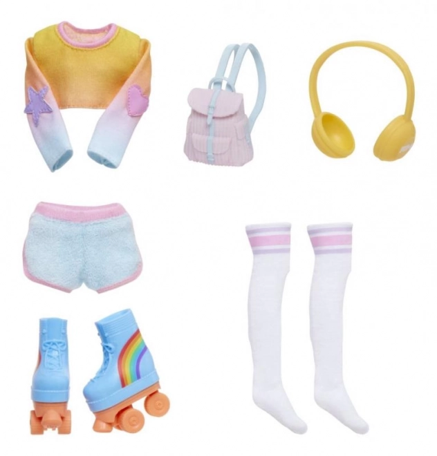 Abbigliamento Rainbow High Incontro con lo Skateboard