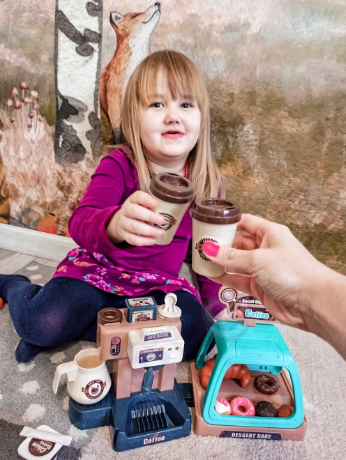 Caffettiera con vetrina per dolci Woopie