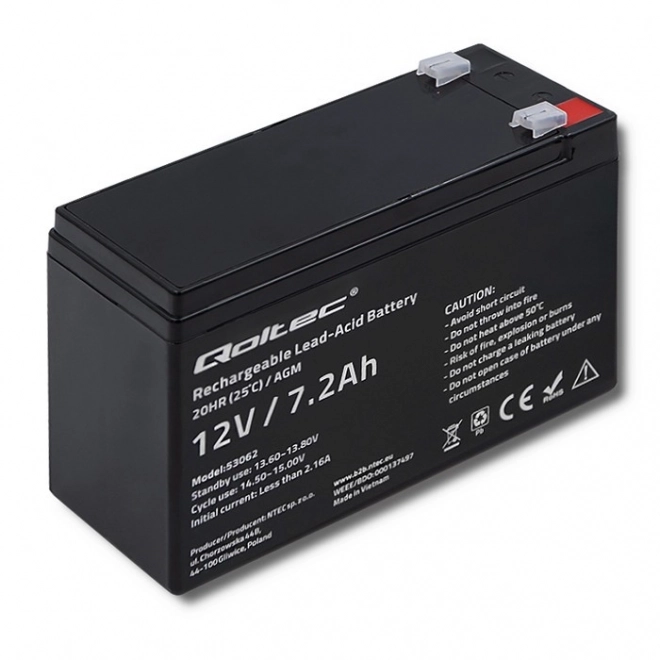 Batteria AGM 12V 7.2Ah