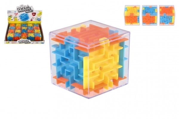 Cubo rompicapo con pallina 4x4x4