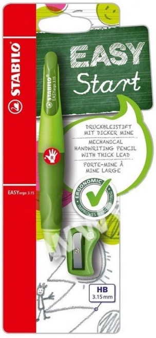 Matita ergonomica destra verde STABILO EASYergo