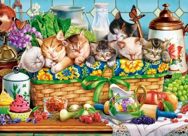 Puzzle Gattini Sonnecchianti