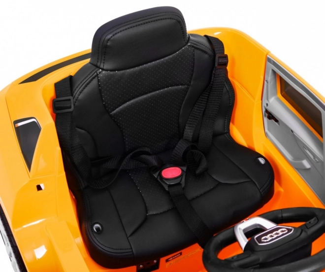 Audi Q8 Sollevatore per bambini batteria gialla + Telecomando + EVA + Partenza Lenta + MP3 USB + LED