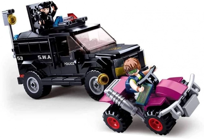 Auto SWAT Sluban e ladro su quad