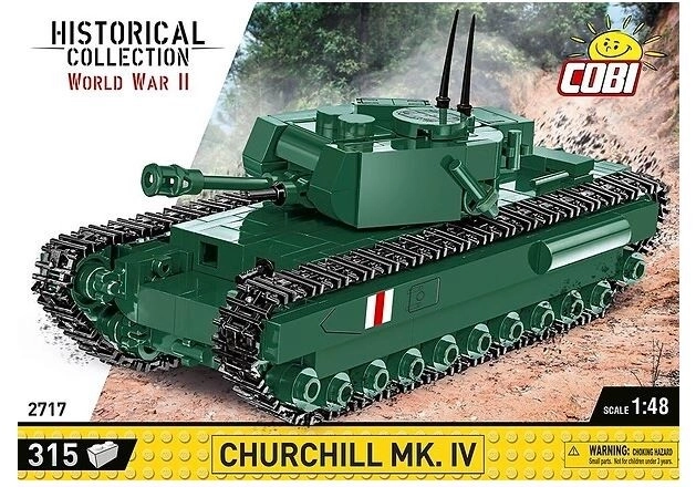 Modello di carro armato Churchill Mk IV della seconda guerra mondiale