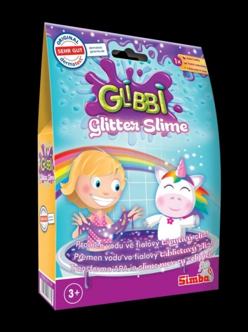 Slime Glitter Glibbi Viola