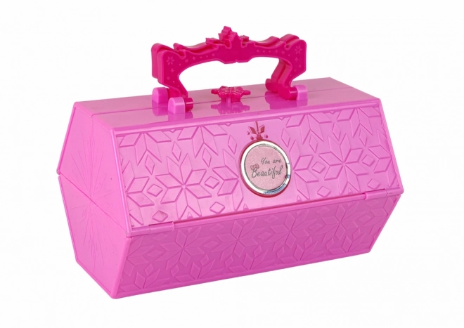 Set Bellezza Borsa Rosa Trucco