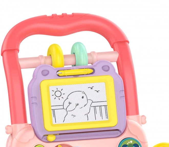 Girello interattivo musicale con lavagna magica Woopie Baby
