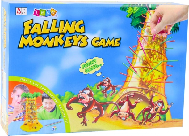 Gioco di famiglia Scimmie saltanti e cadenti Palma 30 cm