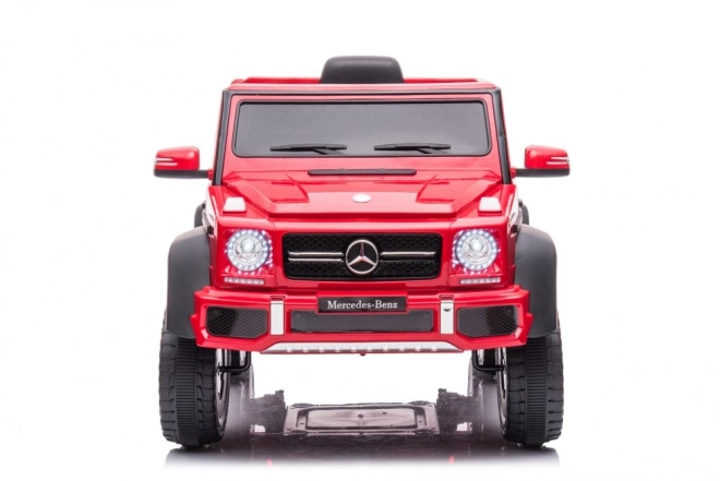 Auto a batteria Mercedes Benz G63 6x6 rosso