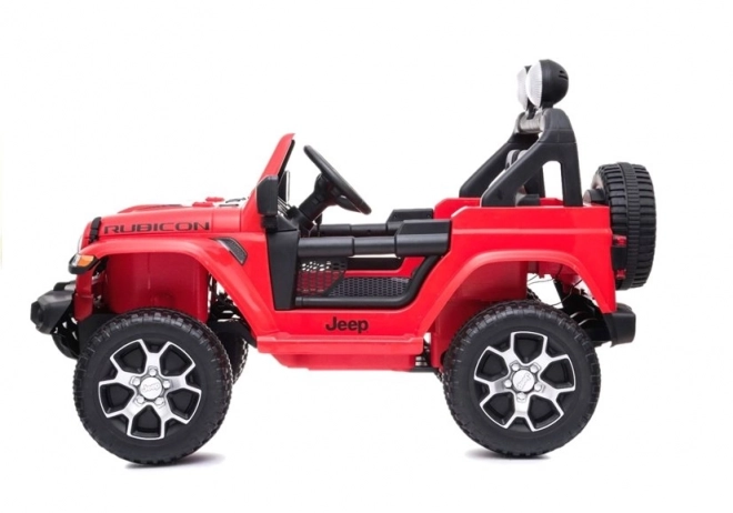 Auto elettrico Jeep Wrangler Rubicon 4x4 rosso