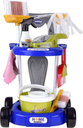 Carrello ordinato con supporti