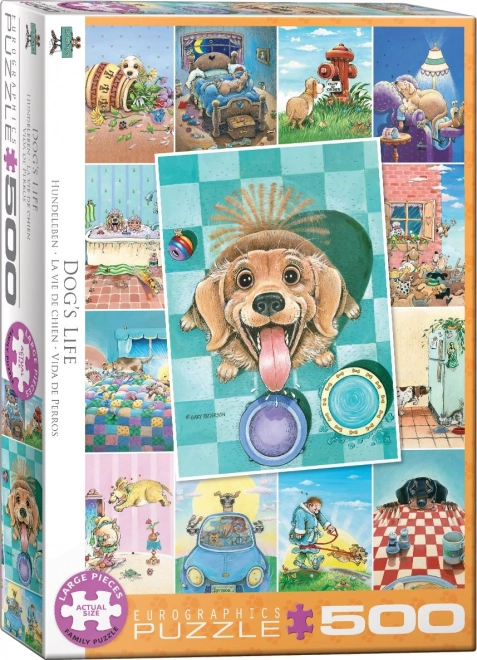 Puzzle Vita da cani XL 500 pezzi